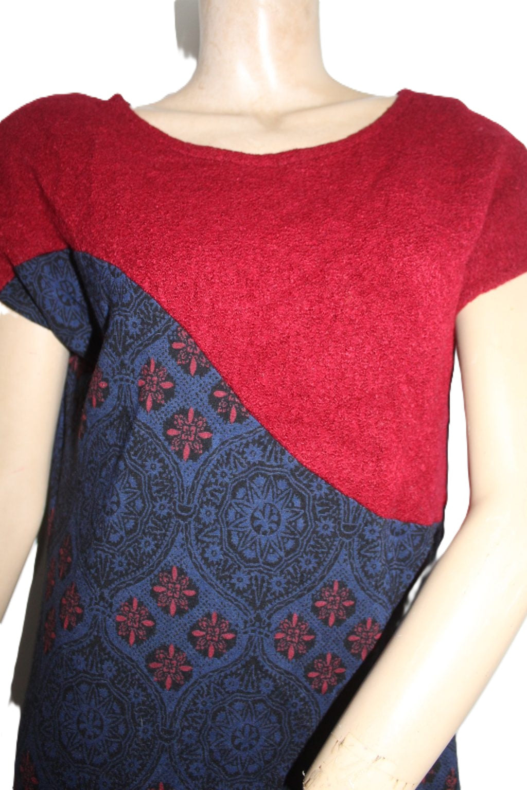 CRIMSON Vintage Dress Made In New Zealand