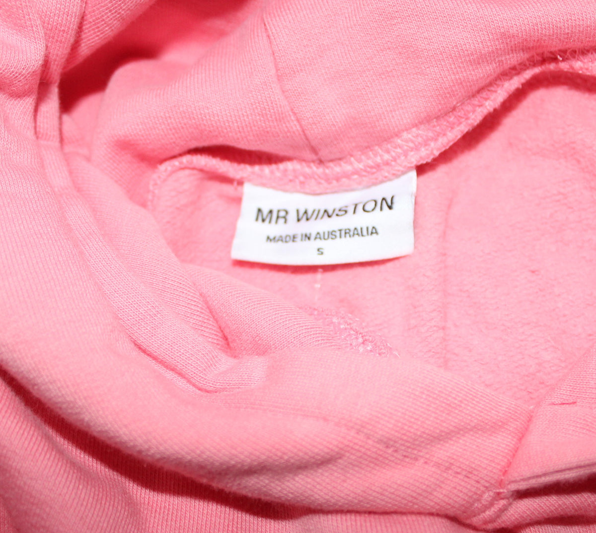 * MR WINSTON * Pink Hoodie (Small