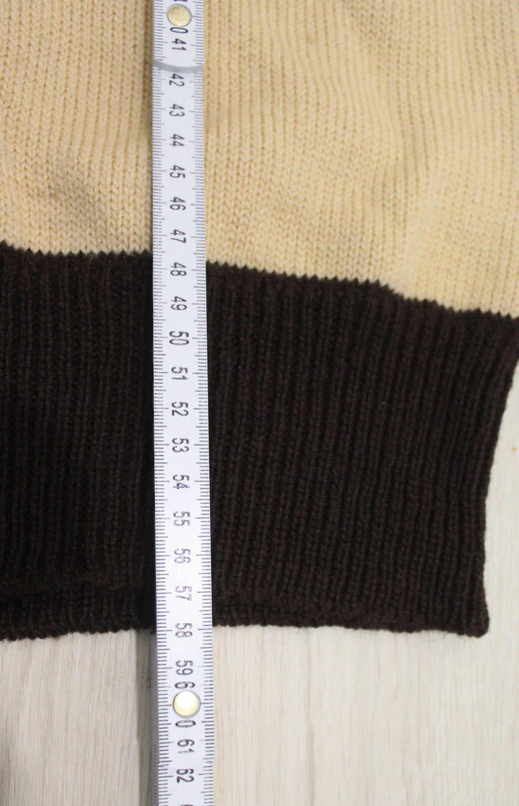 Vintage Zip-Up Wool Knit Jumper / Cardigan