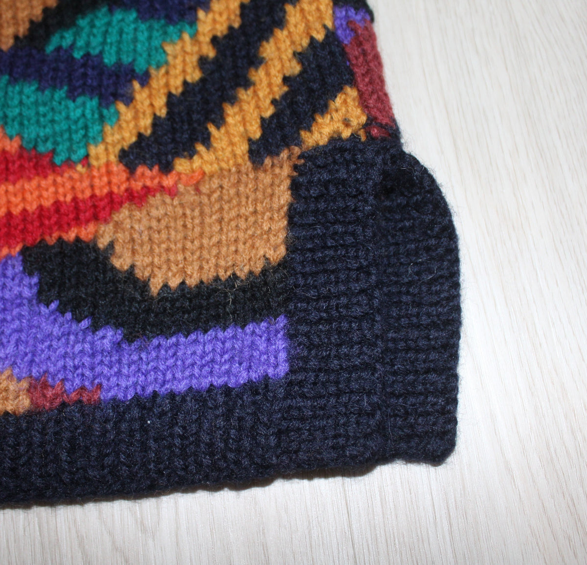 Vintage 80s/90s Colorful Geometric Knit Sweater