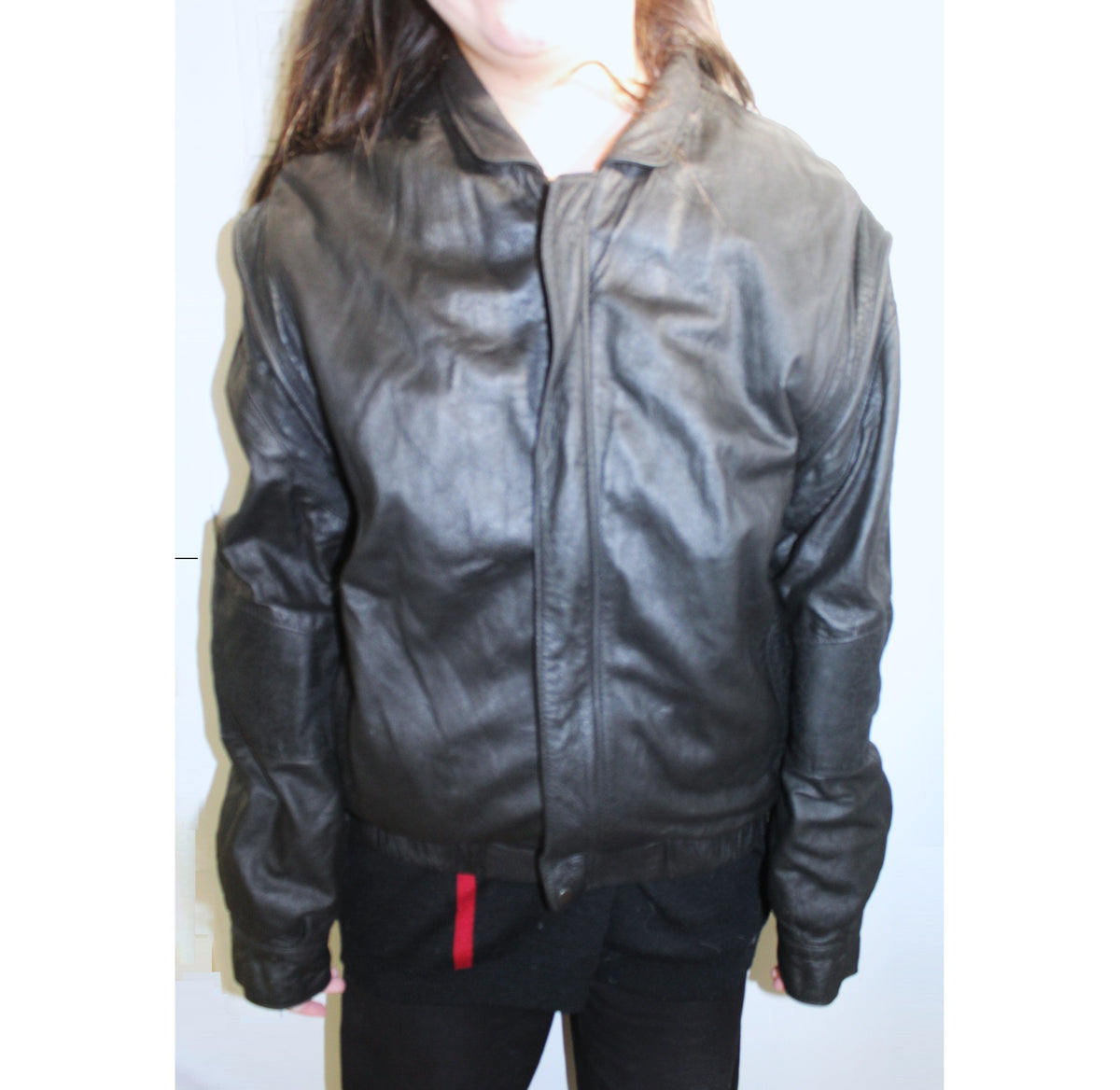 * Roger David * Vintage Leather Jacket / MADE IN NEW ZEALAND