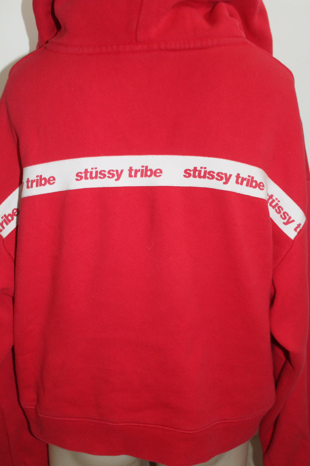 * STUSSY * Vintage Red Hoodie SZ10