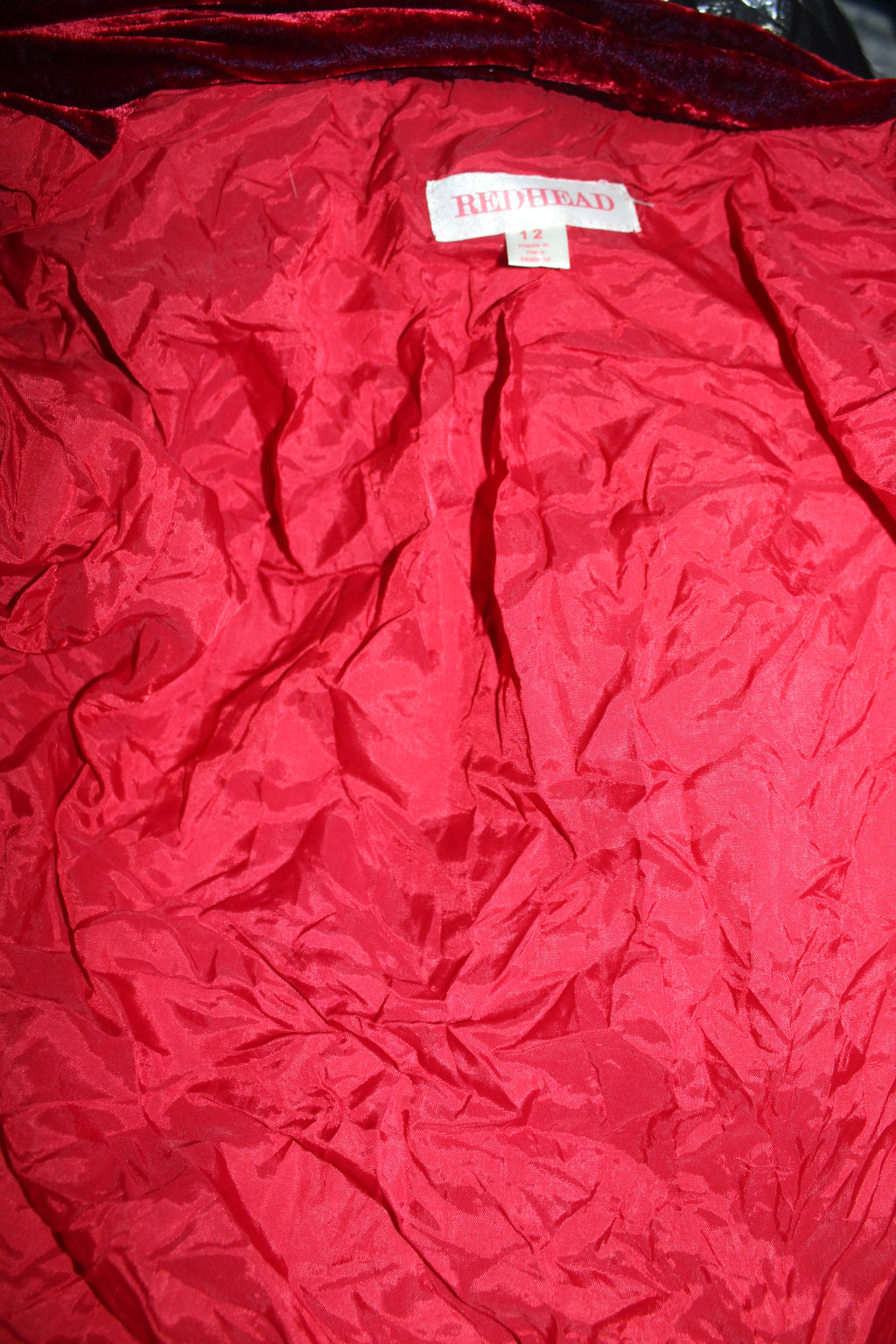 * REDHEAD * MADE IN NEW ZEALAND - Vintage Silk Jacket