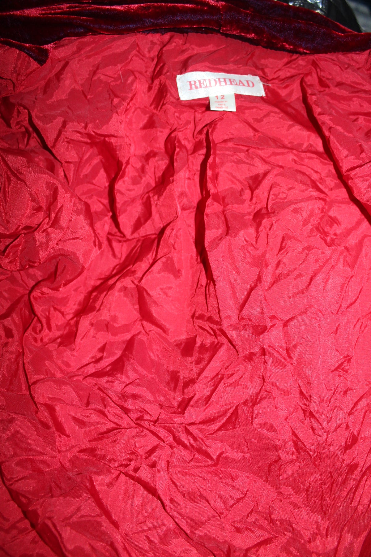 * REDHEAD * MADE IN NEW ZEALAND - Vintage Silk Jacket