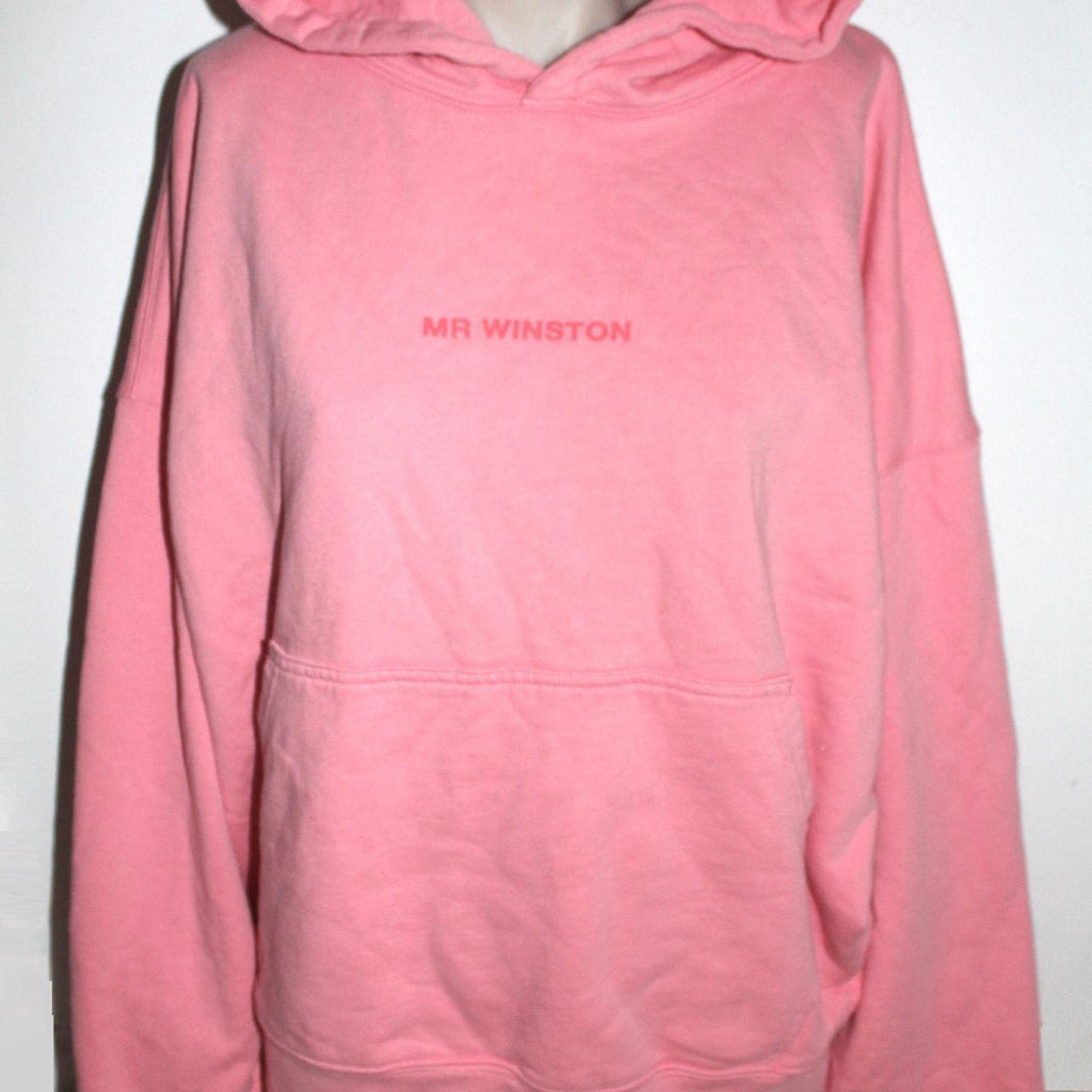 * MR WINSTON * Pink Hoodie (Small