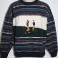 Vintage Macintosh Country Golf Pattern Knit Sweater