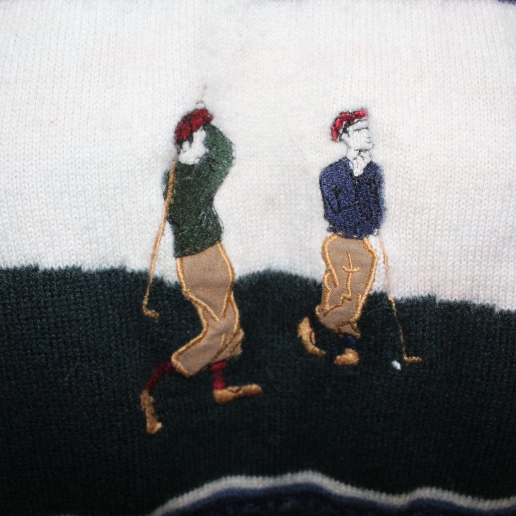 Vintage Macintosh Country Golf Pattern Knit Sweater
